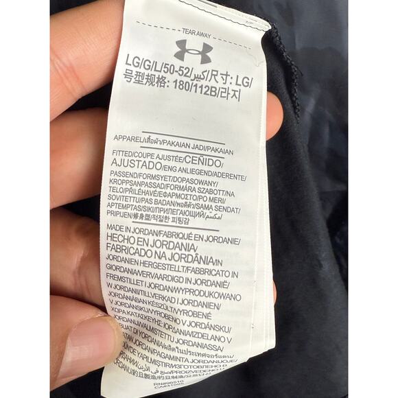 Under‎ Armour UA Sportstyle Wind Anorak Jacket 1311107 Black Camo Mens Large NEW - Picture 6 of 8